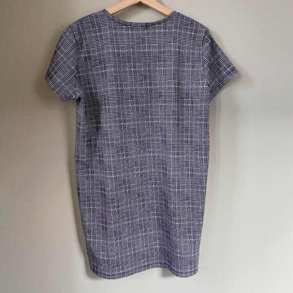 Antistar Black and White Plaid T-Shirt Minidress Large - Picture 6 of 8